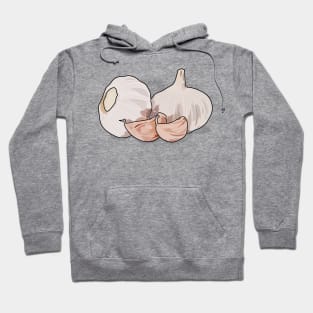 Garlic cartoon illustration Hoodie